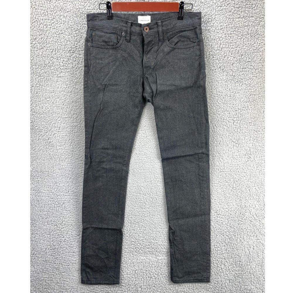 Simon Miller M001 Narrow Lark Jeans Men's Size 29x32 Gray Slim Straight Denim